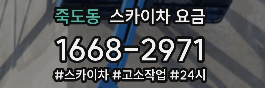 죽도동 스카이차 요금