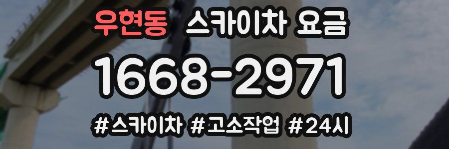 우현동 스카이차 요금