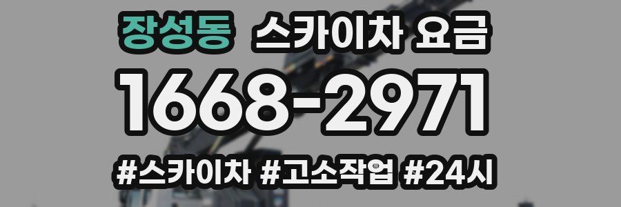 장성동 스카이차 요금