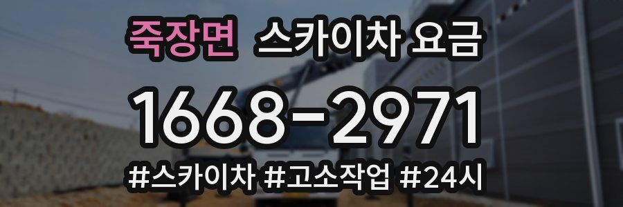 죽장면 스카이차 요금