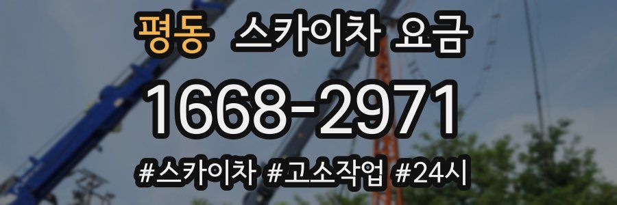 평동 스카이차 요금