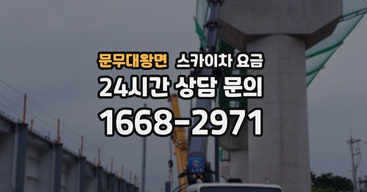 문무대왕면 스카이차 요금