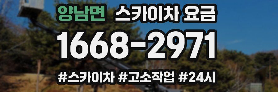 양남면 스카이차 요금