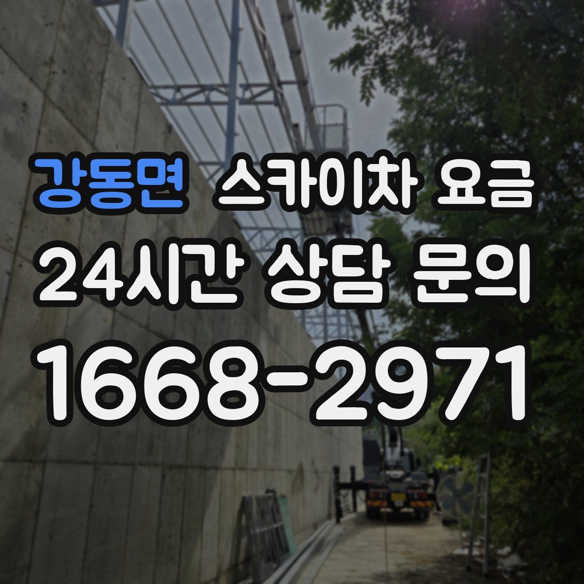 강동면 스카이차 요금