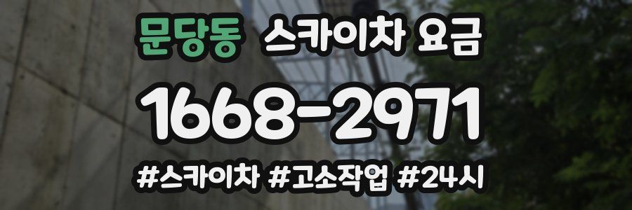 문당동 스카이차 요금