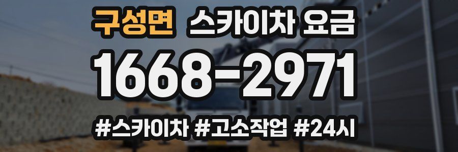 구성면 스카이차 요금