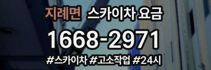 지례면 스카이차 요금