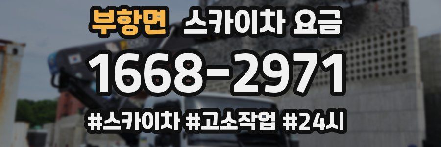 부항면 스카이차 요금