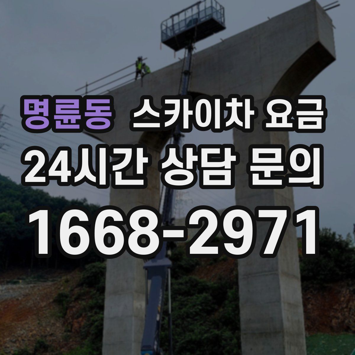 명륜동 스카이차 요금