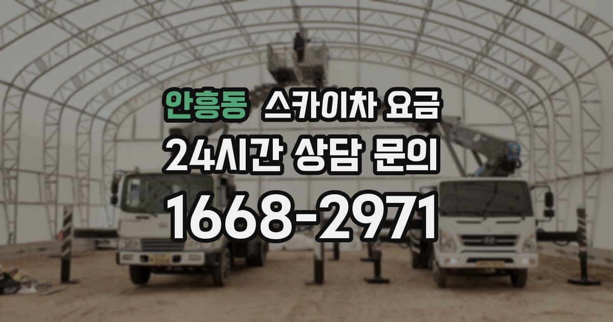 안흥동 스카이차 요금