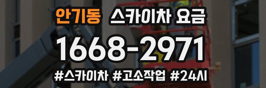 안기동 스카이차 요금