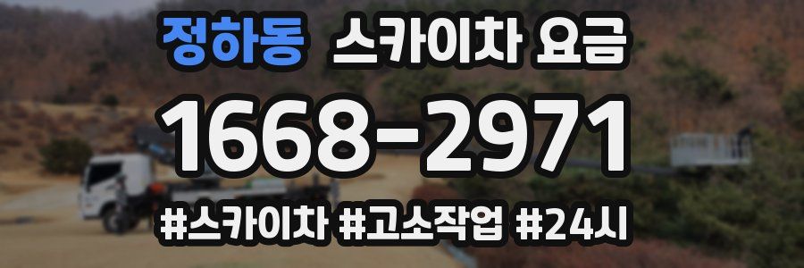 정하동 스카이차 요금