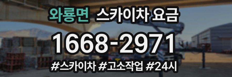 와룡면 스카이차 요금