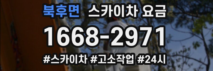 북후면 스카이차 요금
