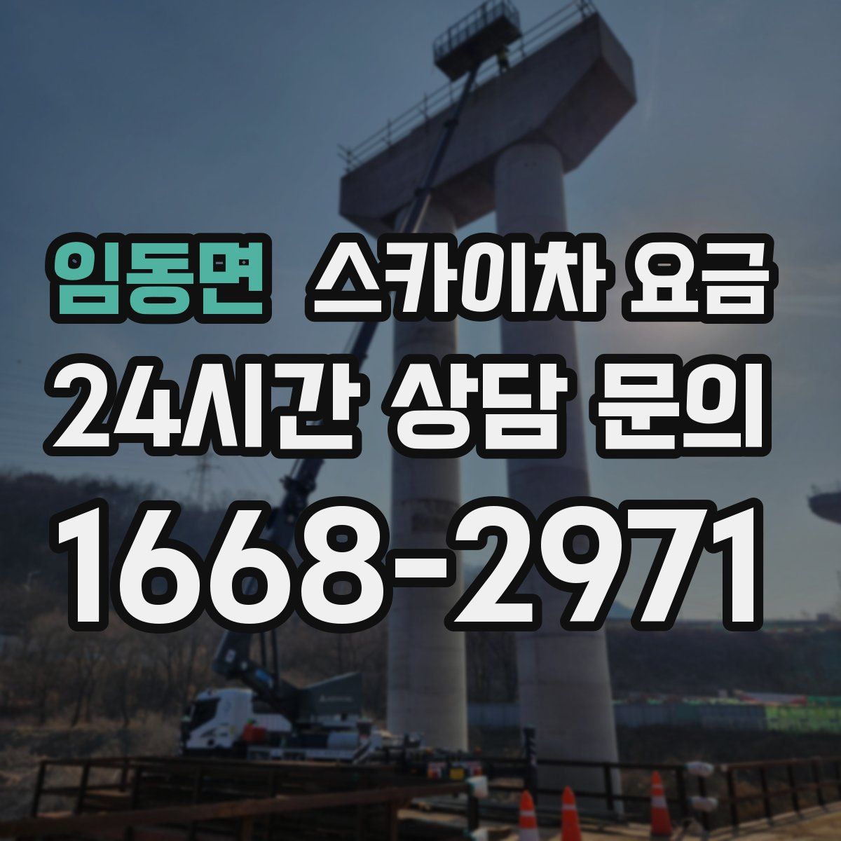 임동면 스카이차 요금
