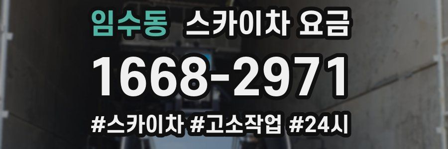 임수동 스카이차 요금