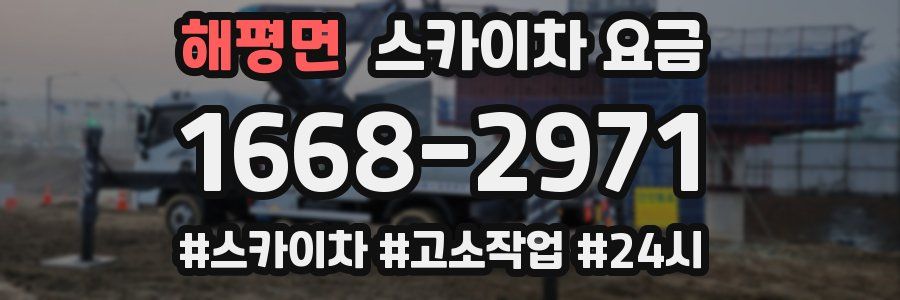 해평면 스카이차 요금