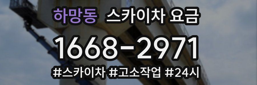 하망동 스카이차 요금