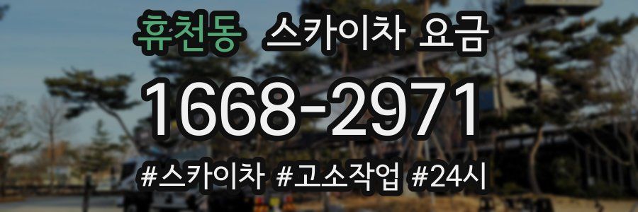 휴천동 스카이차 요금