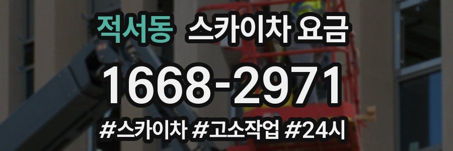 적서동 스카이차 요금