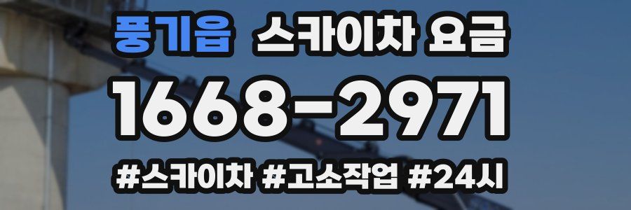 풍기읍 스카이차 요금