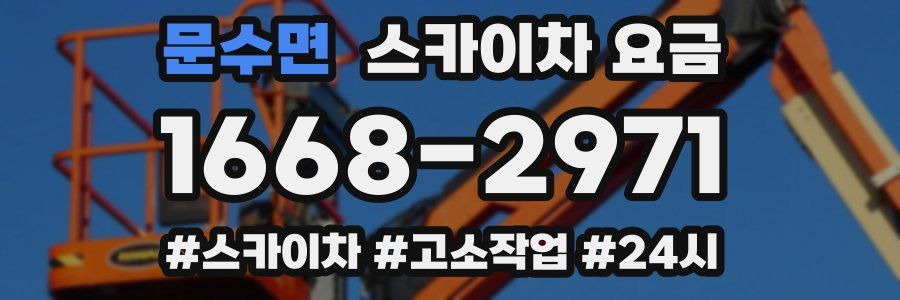문수면 스카이차 요금