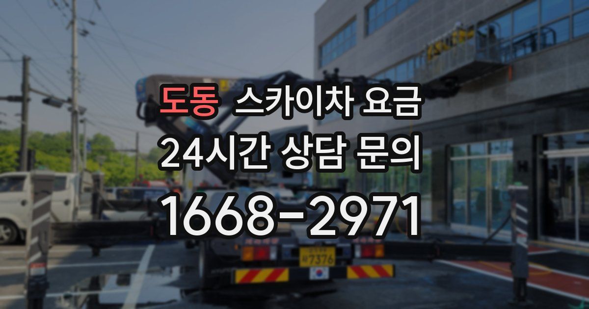 도동 스카이차 요금
