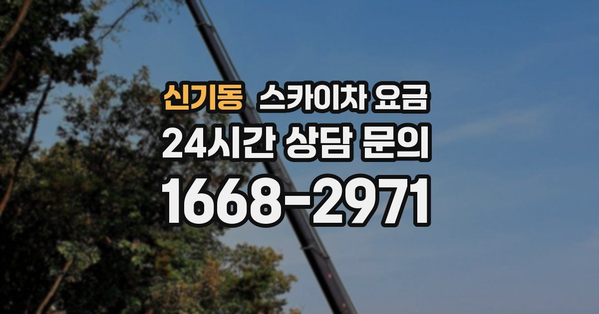 신기동 스카이차 요금