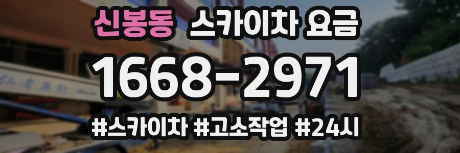 신봉동 스카이차 요금