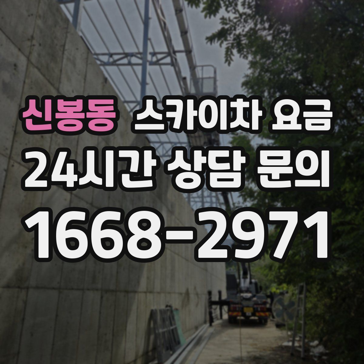 신봉동 스카이차 요금
