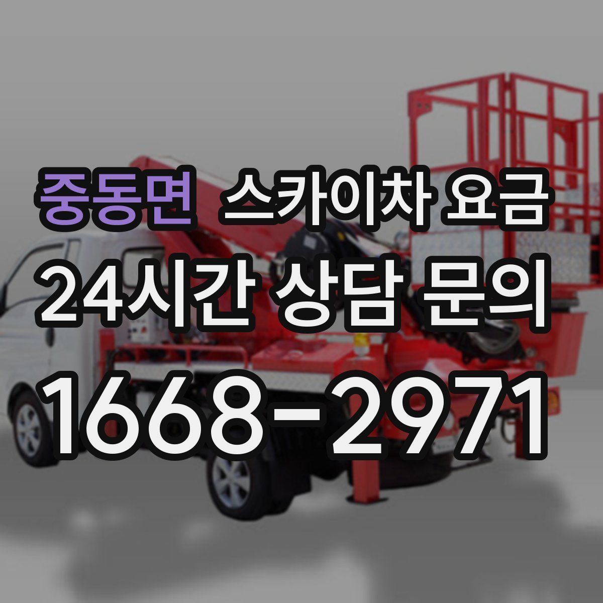 중동면 스카이차 요금
