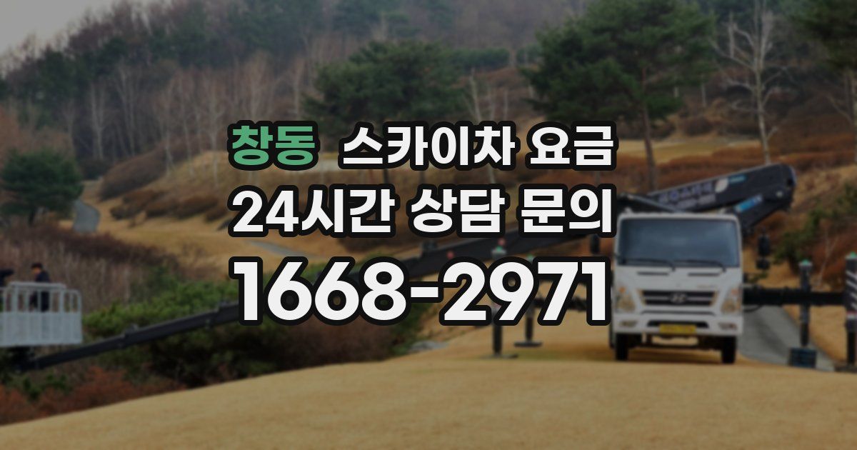 창동 스카이차 요금