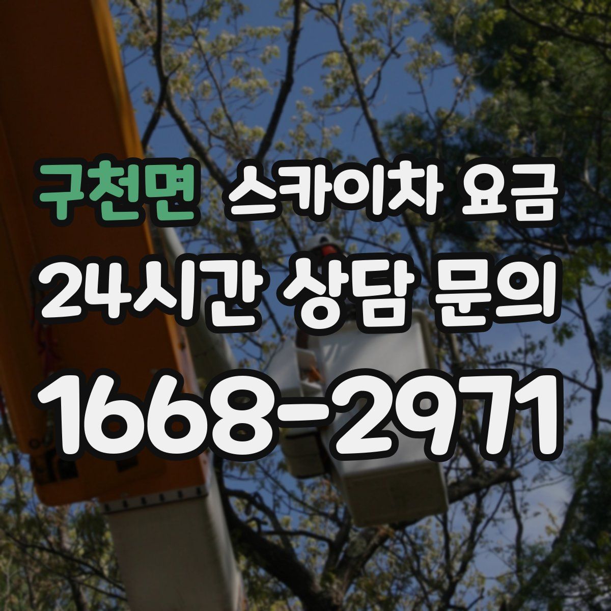 구천면 스카이차 요금