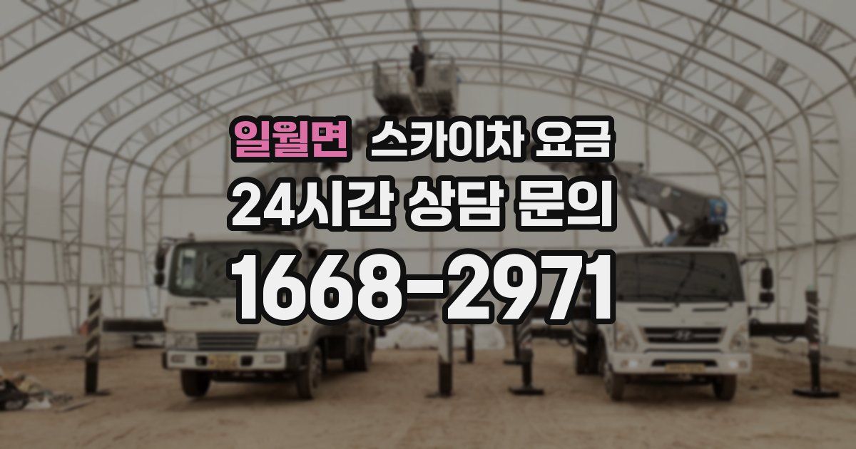 일월면 스카이차 요금