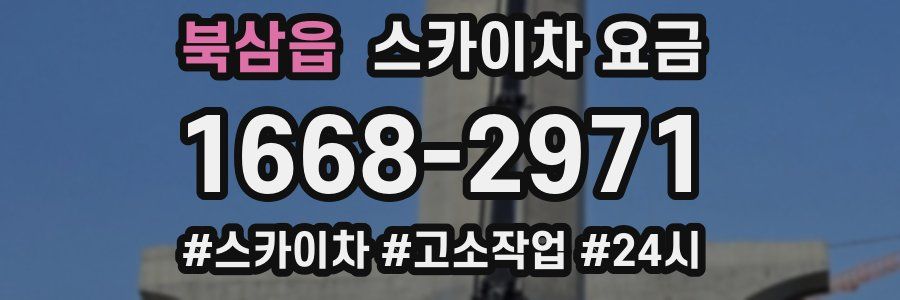 북삼읍 스카이차 요금