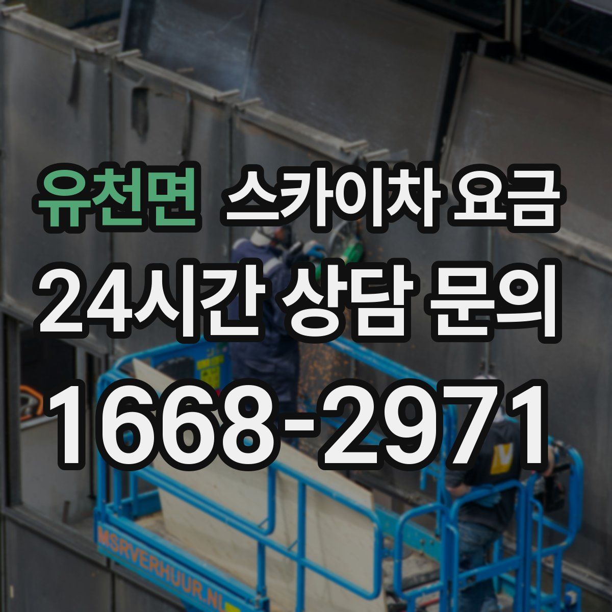 유천면 스카이차 요금