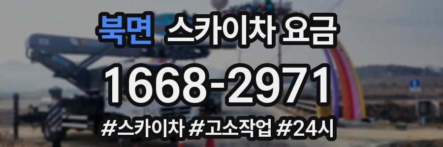 북면 스카이차 요금