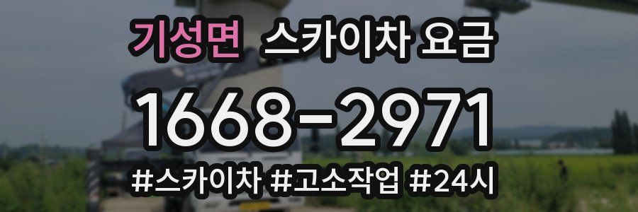 기성면 스카이차 요금