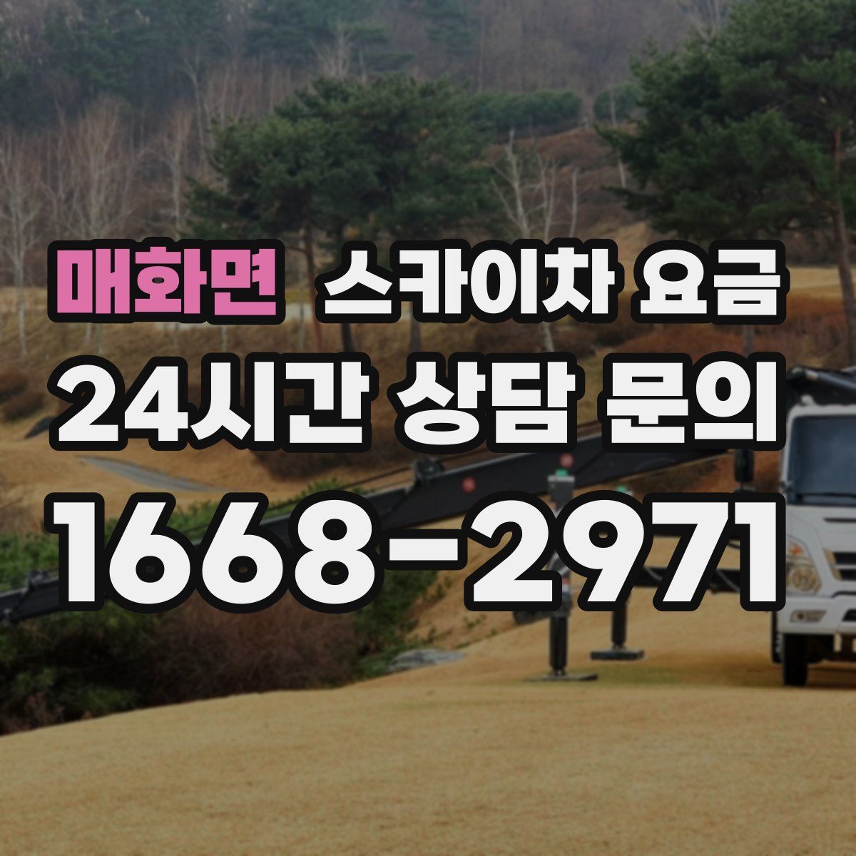 매화면 스카이차 요금