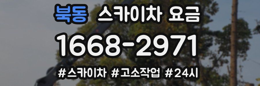 북동 스카이차 요금