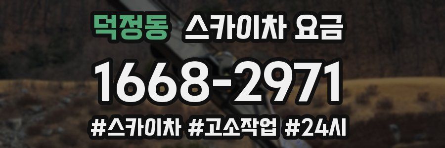 덕정동 스카이차 요금