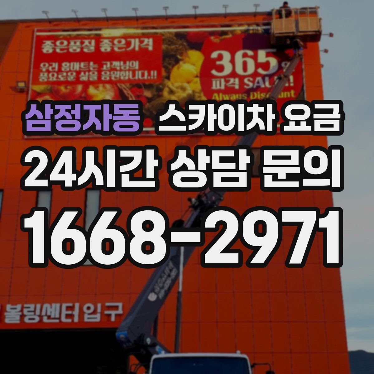 삼정자동 스카이차 요금
