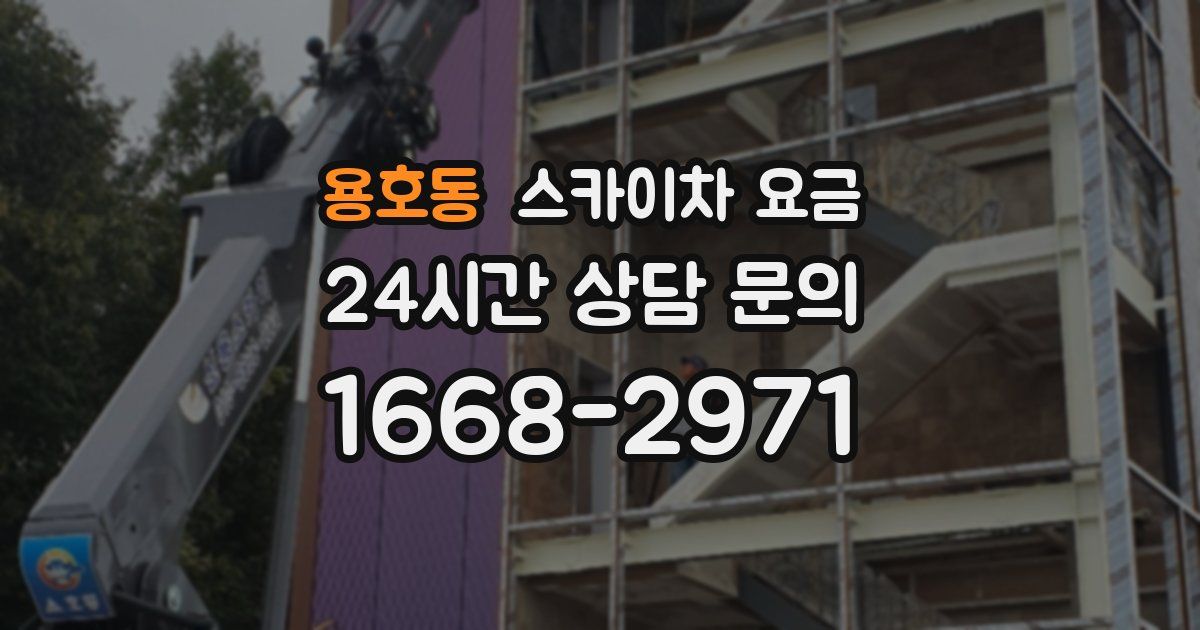 용호동 스카이차 요금