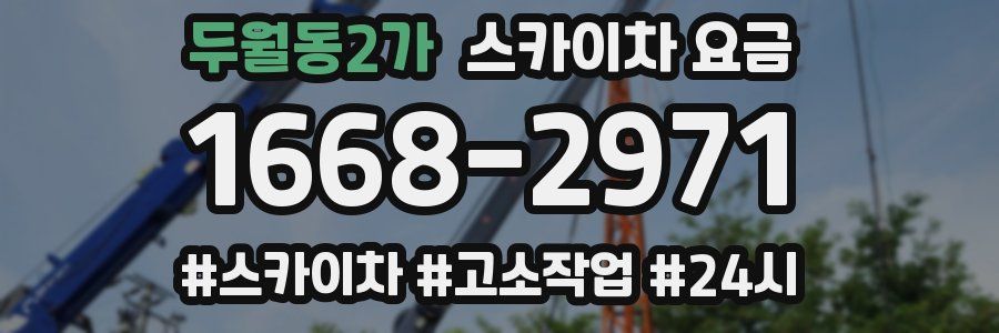 두월동2가 스카이차 요금