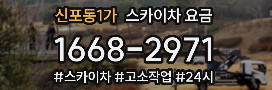 신포동1가 스카이차 요금