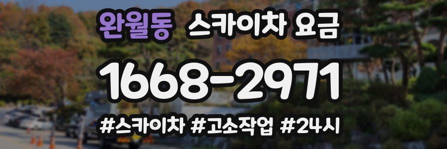 완월동 스카이차 요금