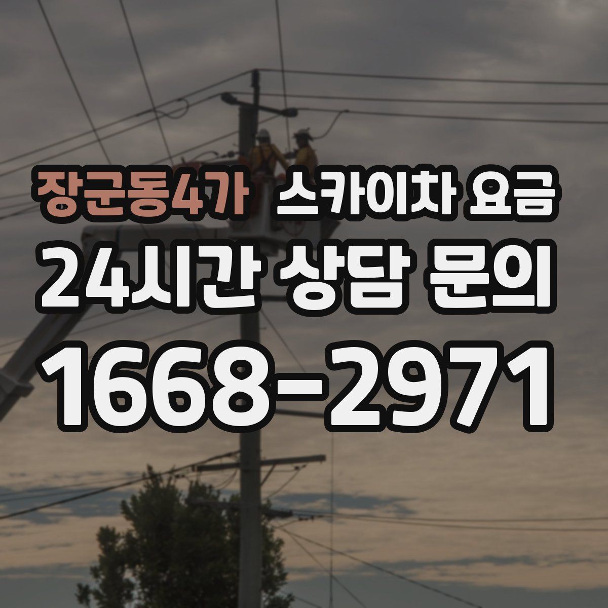 장군동4가 스카이차 요금