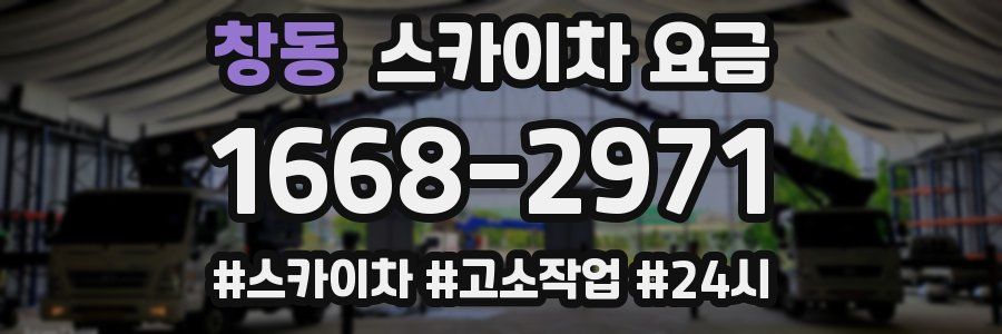 창동 스카이차 요금