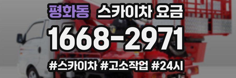 평화동 스카이차 요금
