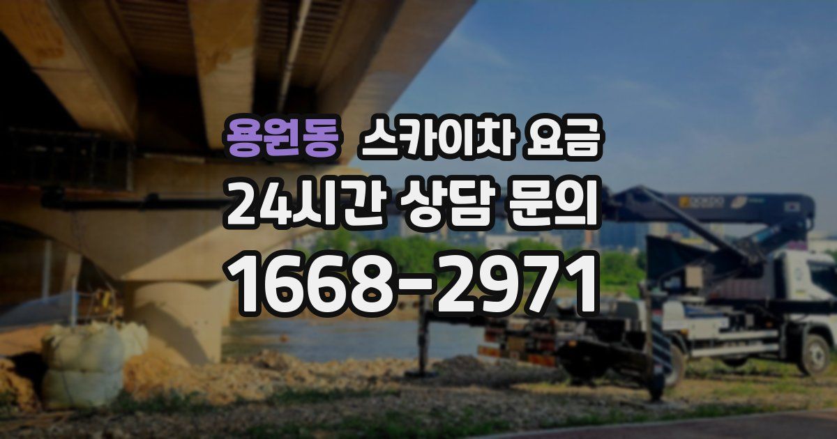 용원동 스카이차 요금